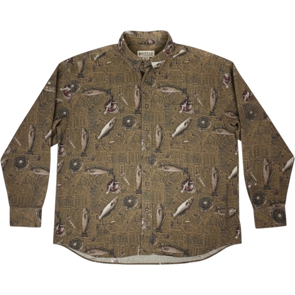 Magellan Sportswear Vintage 90s Fishing Shirt XL